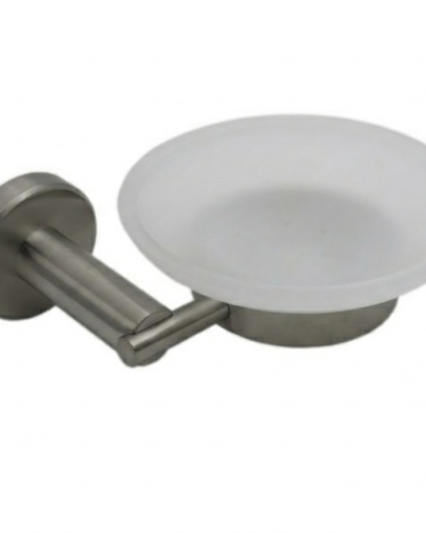 Jabonera Brillante + Vaso de cristal DM-102
