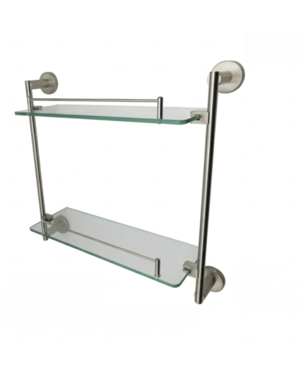 Repisa Doble + Cristal DM-105